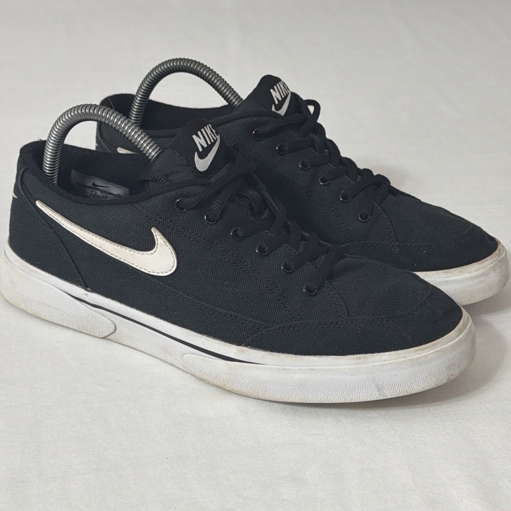 Nike GTS 16 TXT Black White 840300 010 Retro Swoosh Logo Canvas Sneakers Men 8.5 - Picture 12 of 16